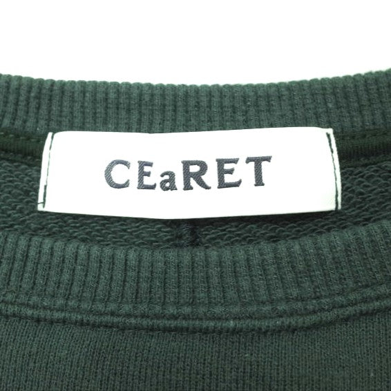 CEaRET リメイク ロゴ スウェット コットン スウェットシャツ
