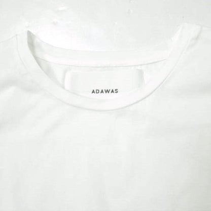 ADAWAS ジャージー ラウンド ヘム Tシャツ S/S コットン