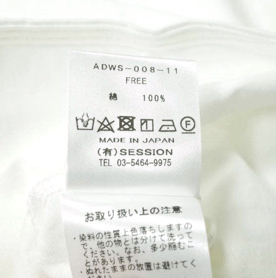 ADAWAS ジャージー ラウンド ヘム Tシャツ S/S コットン