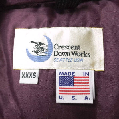 Crescent Down Works ナイロン グース ダウン ベスト XXXS