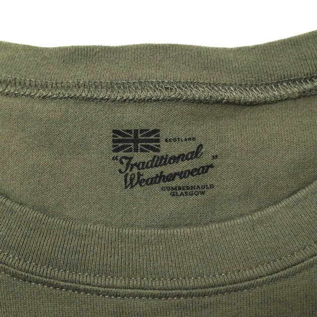 Traditional Weatherwear WAVE LOGO コットン Tシャツ