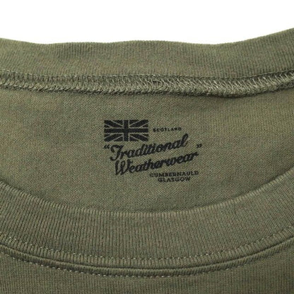 トラディショナルウェザーウェア WAVE LOGO コットンTシャツ