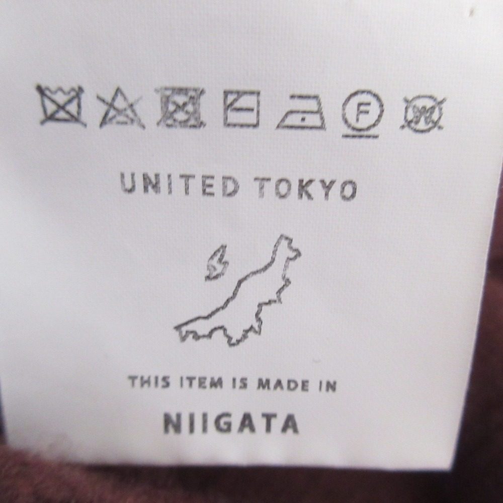UNITED TOKYO ウールハイネックニットプルオーバー