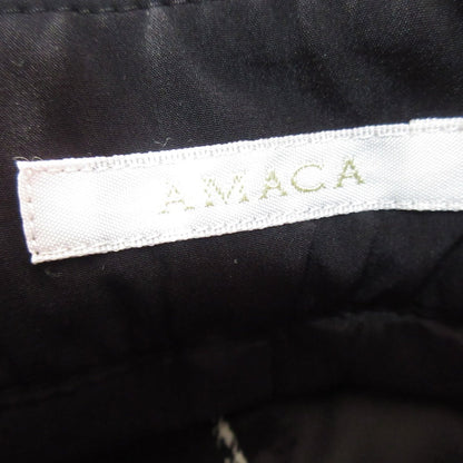 AMACA グレンチェックワイドパンツ