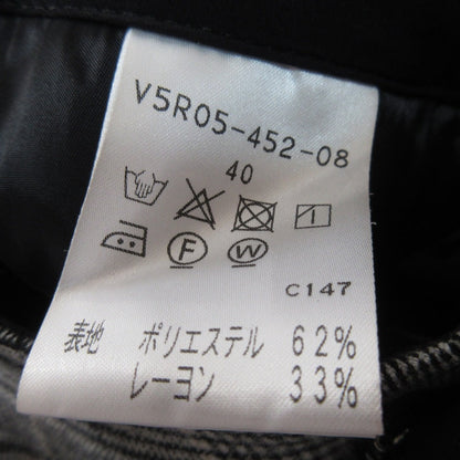 AMACA グレンチェックワイドパンツ
