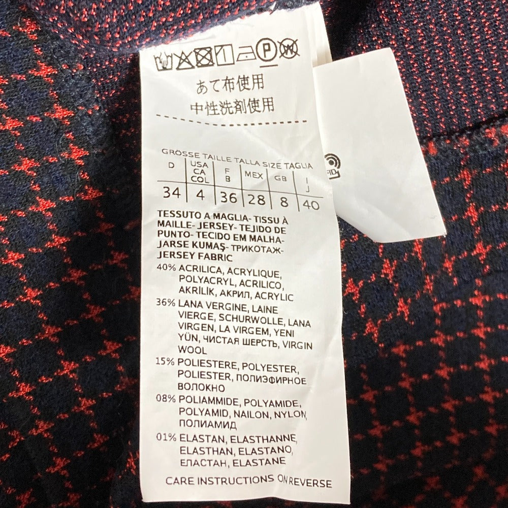 イブルース チェックニットスカート