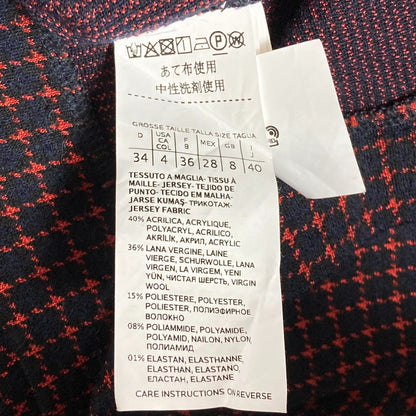 イブルース チェックニットスカート