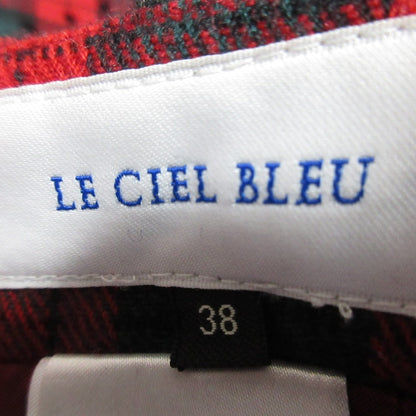 LE CIEL BLEU チェック柄ウールスカート