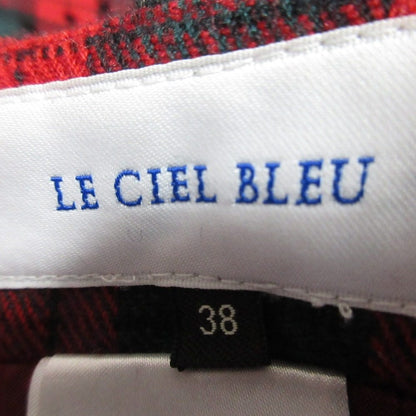 LE CIEL BLEU チェック柄ウールスカート