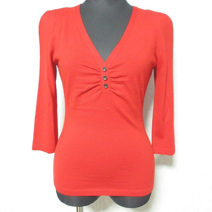 FOXEY BOUTIQUE Vネック ニット トップ