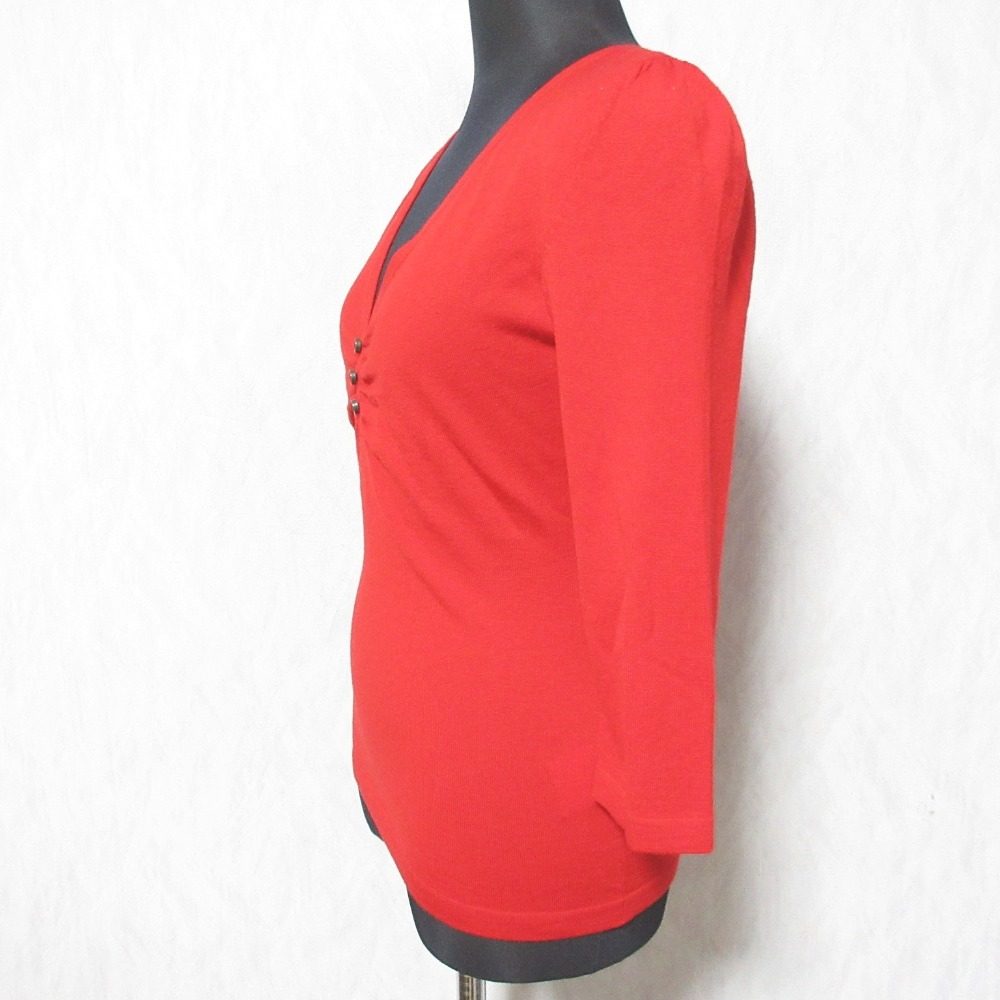 FOXEY BOUTIQUE Vネック ニット トップ