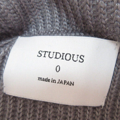 STUDIOUS ベルト付きカーディガン