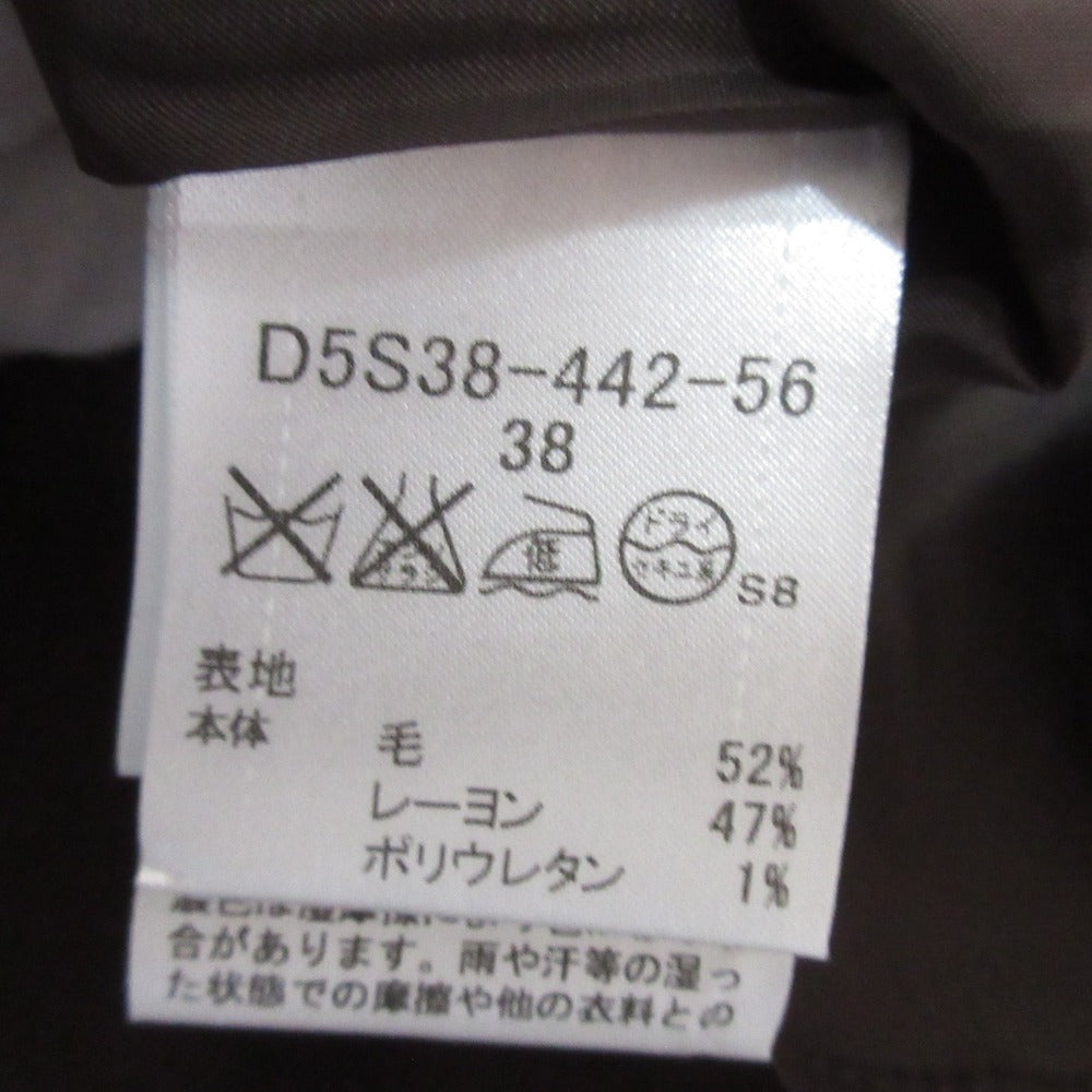 バーバリーブラックレーベル グレンチェックウールスカート