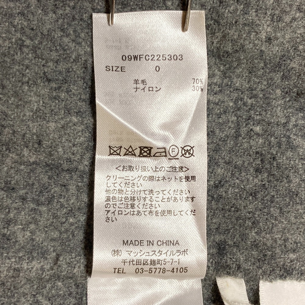 ミラオーウェン オーバーサイズ ウールコート