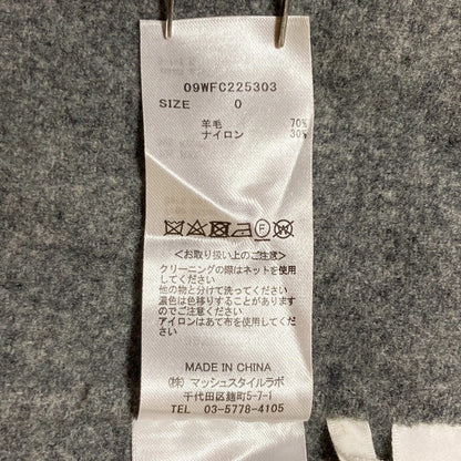 ミラオーウェン オーバーサイズ ウールコート