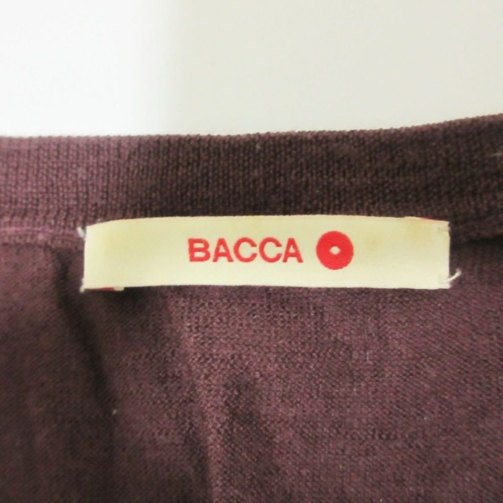 BACCA Vネック ウール ニットウェア