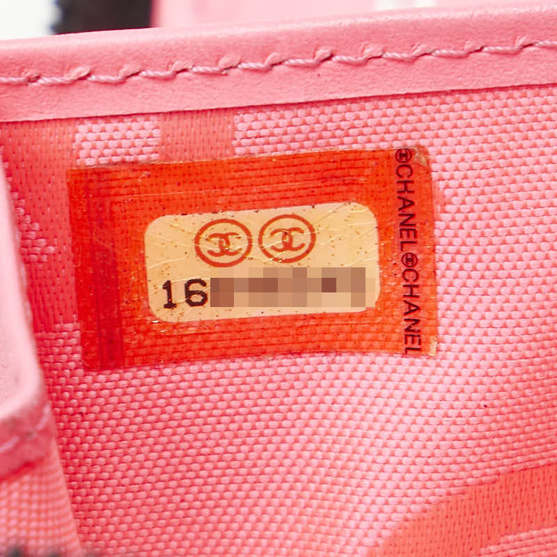 シャネル カンボンライン ラムスキン 長財布