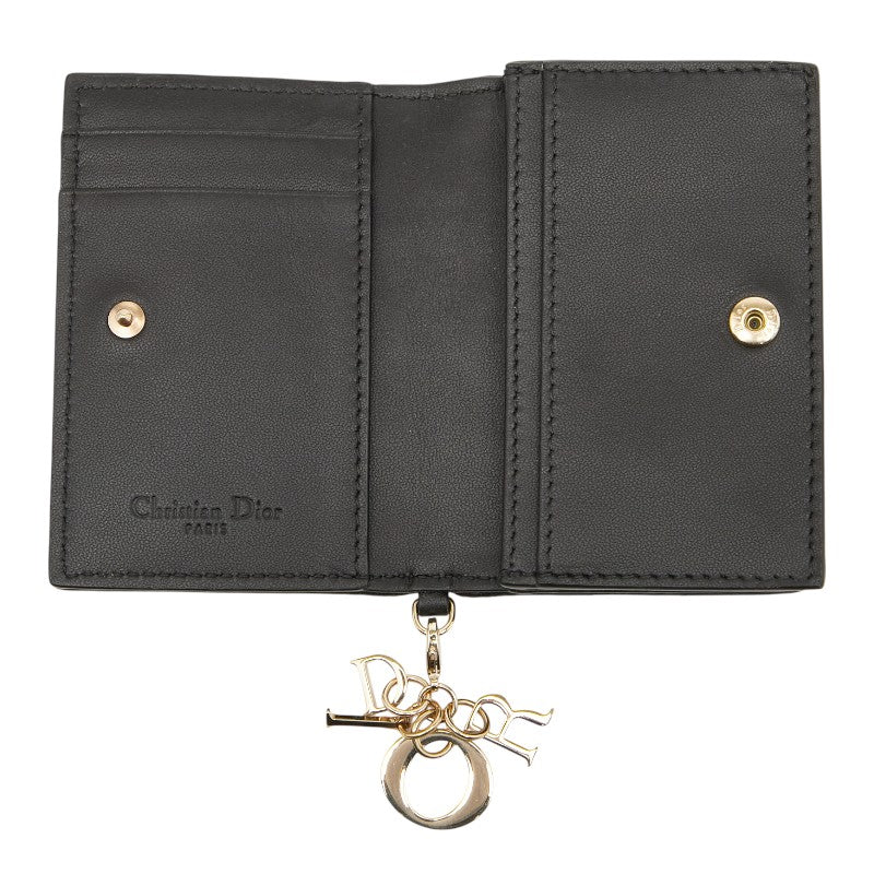 ディオール レディディオール カナージュレザー カードケース