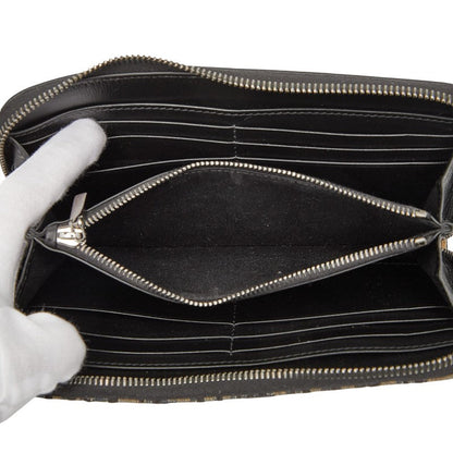 ディオール サドル オブリーク キャンバス レザー 長財布