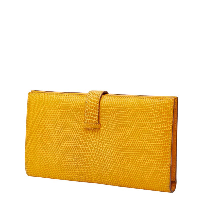 エルメス ベアン スフレ リザード ロングウォレット