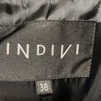 INDIVI カシミヤ ブレンド ショート コート