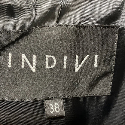 INDIVI カシミヤ ブレンド ショート コート