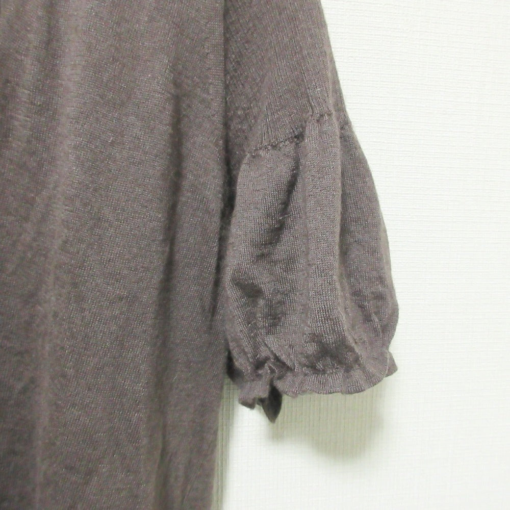 Drawer カシミヤシルク半袖ニット