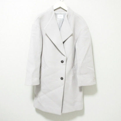 Doux archives PECOLAMB ウール ロング シングル コート