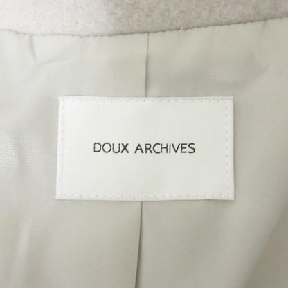 Doux archives PECOLAMB ウール ロング シングル コート