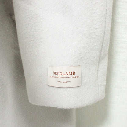 Doux archives PECOLAMB ウール ロング シングル コート