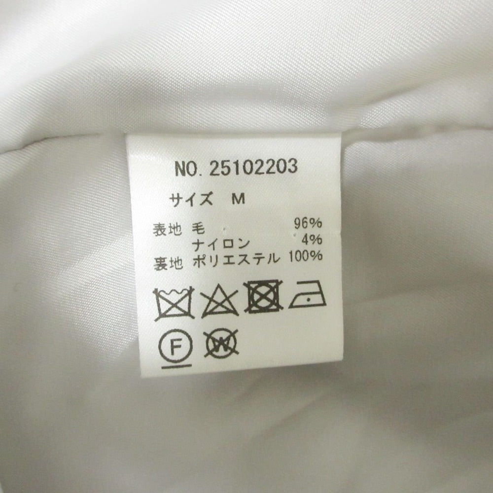 Doux archives PECOLAMB ウール ロング シングル コート