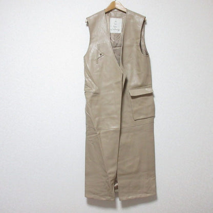 SeaRoomlynn エコレザー ノースリーブロングコート
