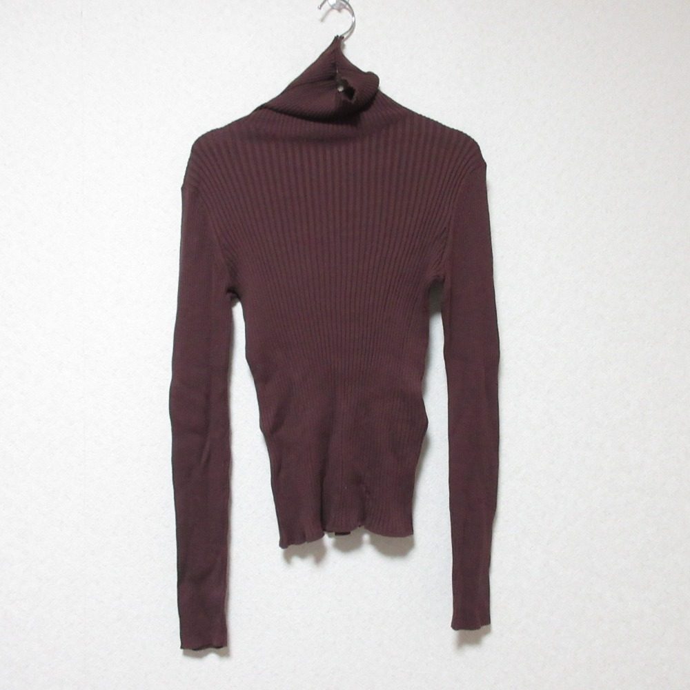 Rouge vif シルクブレンドタートルネックニット