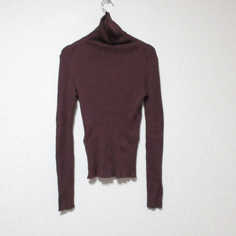 Rouge vif シルクブレンドタートルネックニット
