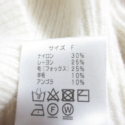 RIVE DROITE フォックス混ニットプルオーバー