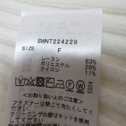 スナイデル ショートリブニットプルオーバー