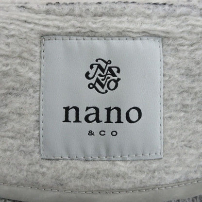 ナノ ユニバース nano&co ウール ブレンド ロング コート