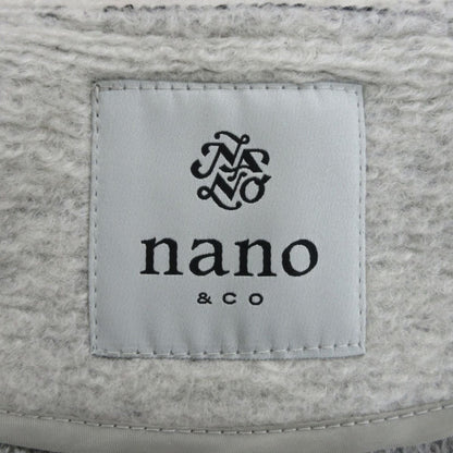 ナノ ユニバース nano&co ウール ブレンド ロング コート