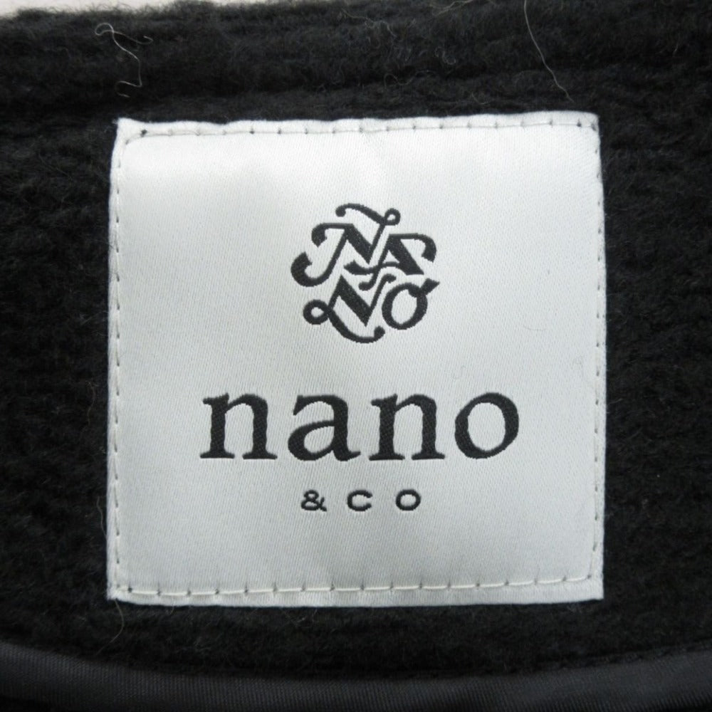 ナノ ユニバース Nano&co ウール ブレンド ロング コート