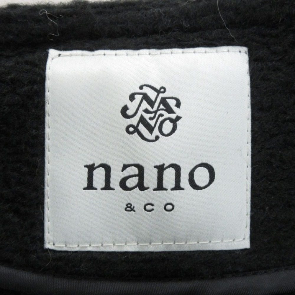 ナノ ユニバース Nano&co ウール ブレンド ロング コート
