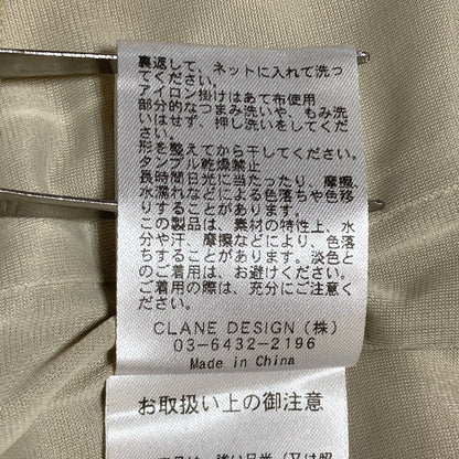 CLANE ベーシックタックパンツ