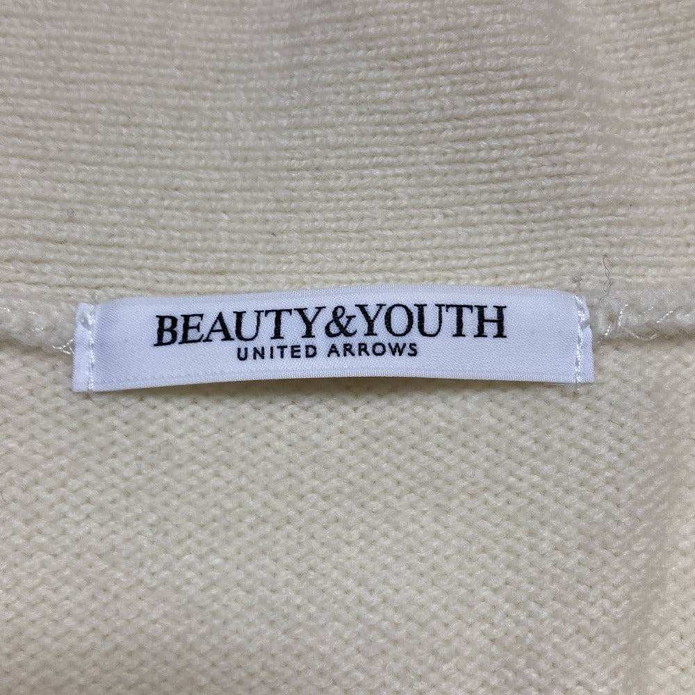 BEAUTY&YOUTH ウールカシミアニットカーディガン