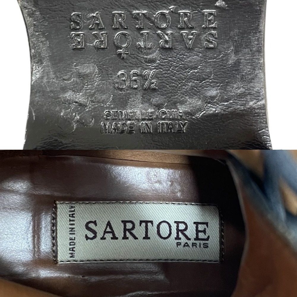 Sartore 6 ホール レースアップ ショート ブーツ