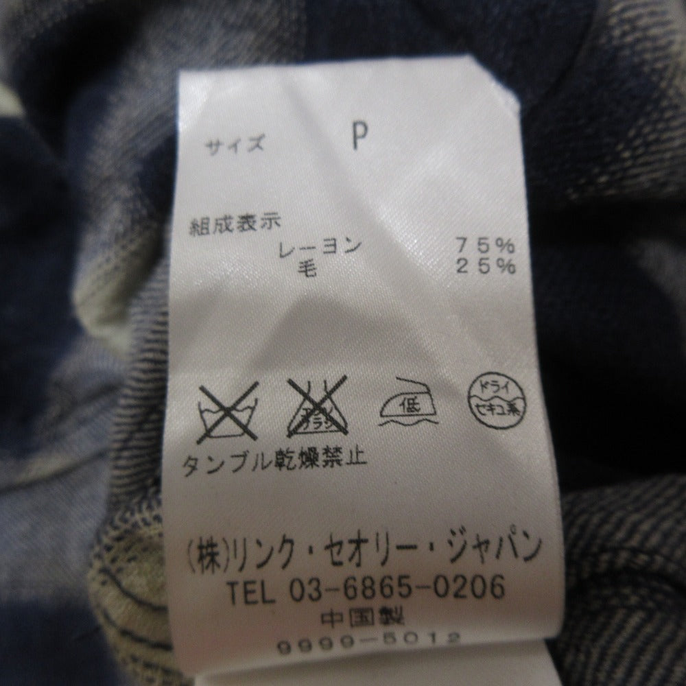 セオリー オンブレ チェック 長袖 シャツ