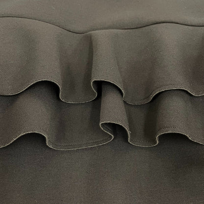 yori アシンメトリー フリル ボンディング ロング ジレ コート
