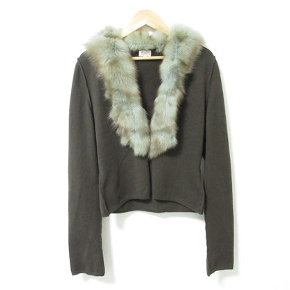 FOXEY BOUTIQUE Vネック カシミヤ カーディガン