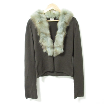 FOXEY BOUTIQUE Vネック カシミヤ カーディガン