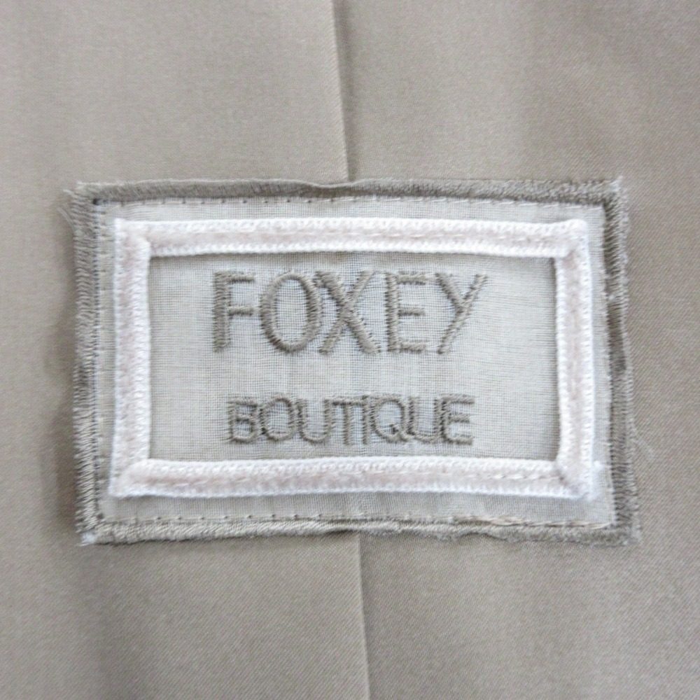 FOXEY GARCONNE カシミヤ ロング コート