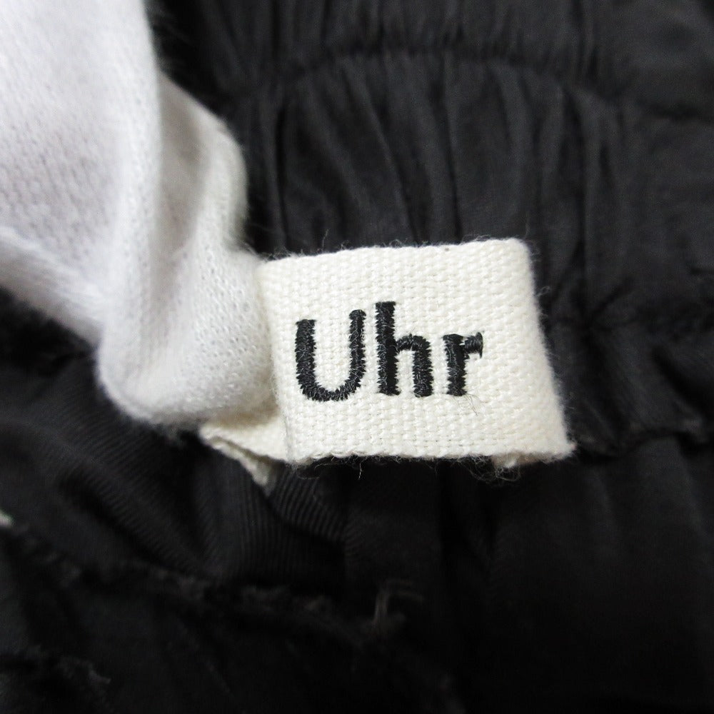 Uhr ストライプ アシンメトリー ロング スカート