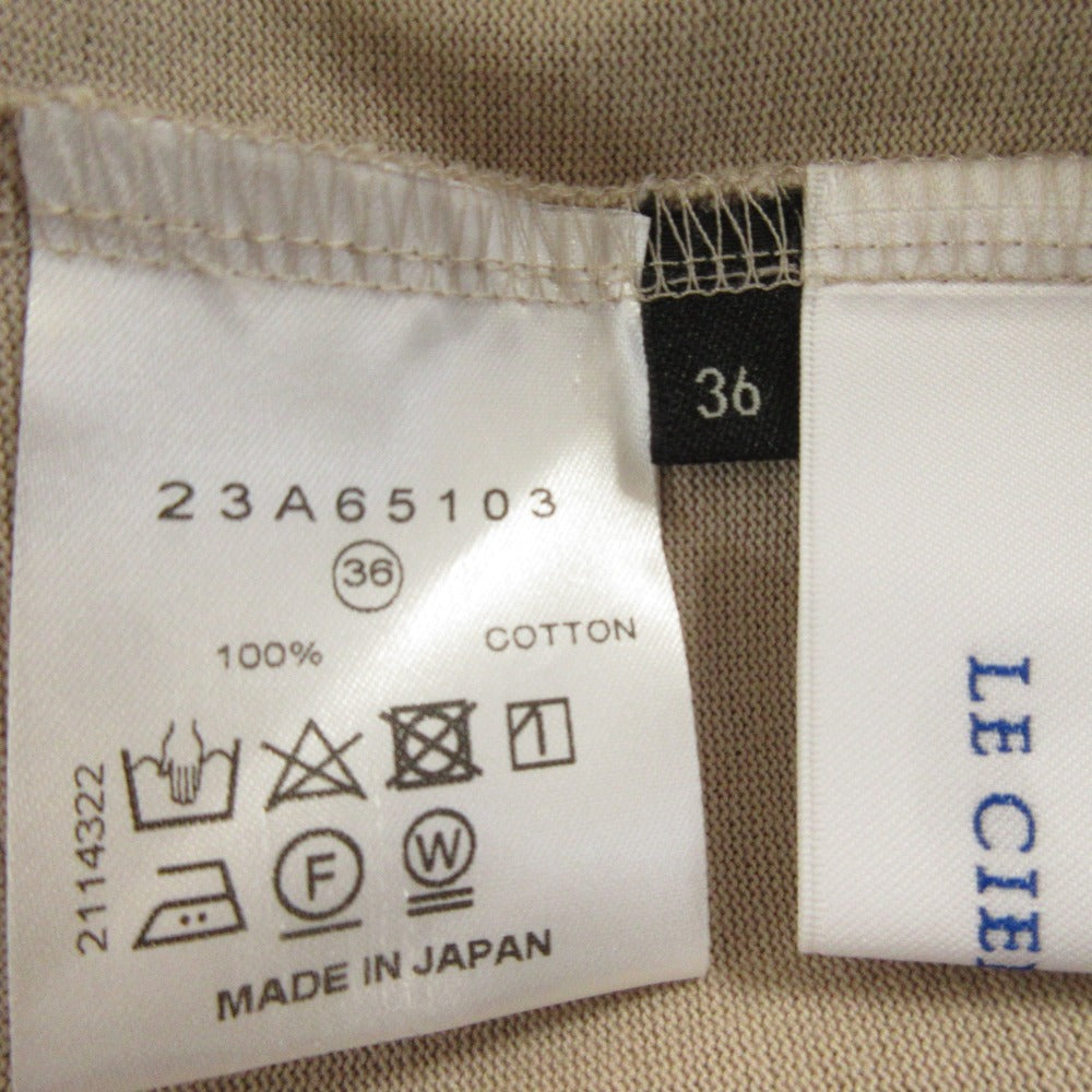 LE CIEL BLEU カットアウト ティー ドレス ロング ドレス